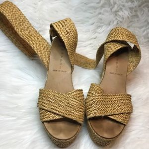 Anthropologie Maypol Wedge Sandal